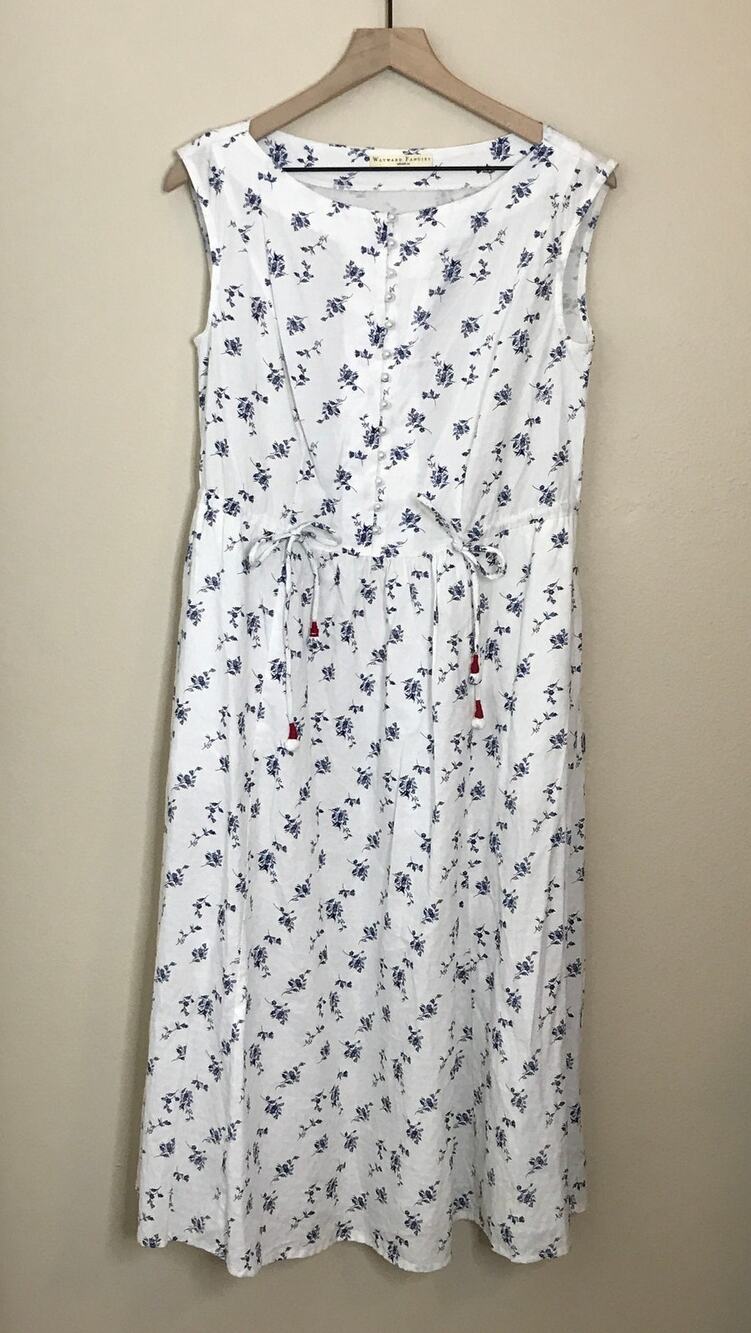 WAYWARD FANCIES Eshakti Cottage Floral Feminine Dainty Romantic Floral Midi 6